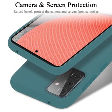 Samsung Galaxy A72 4G / 5G Skal Fodral Case (Grön)