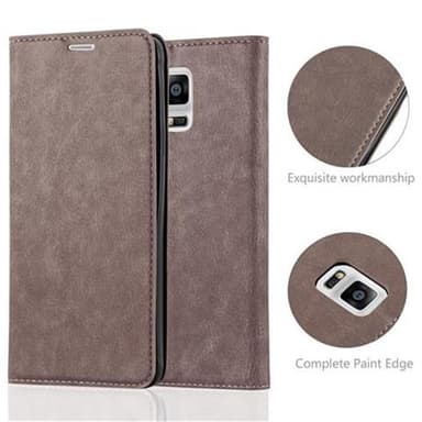 Samsung Galaxy NOTE 4 Skal Fodral Case (Brun)