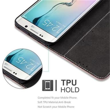 Samsung Galaxy S6 EDGE Skal Fodral Case (Rosa)