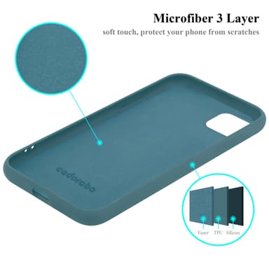 Samsung Galaxy A22 5G Skal Fodral Case (Grön)