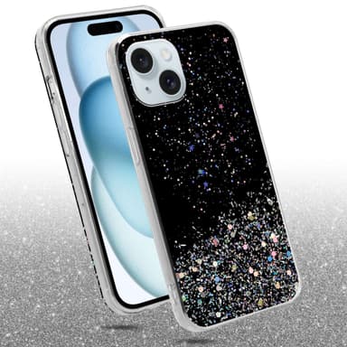 iPhone 15 PLUS Skal Fodral Case (Svart)