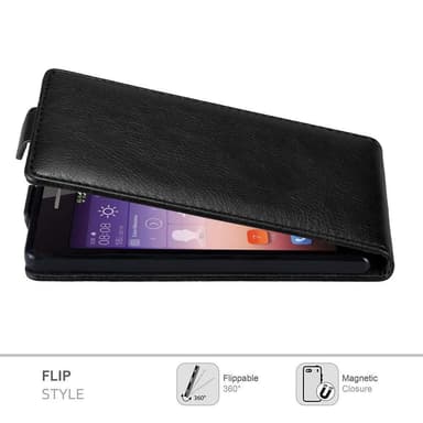 Huawei ASCEND P7 Flipfodral Skal (Svart)