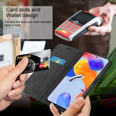 Xiaomi RedMi NOTE 11 PRO+ Skal Fodral Case (Svart)