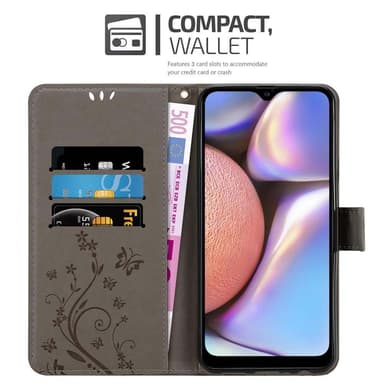 Samsung Galaxy A10s / M01s Plånboksfodral Skal (Grå)