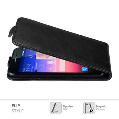 Huawei ASCEND P7 Flipfodral Skal (Svart)