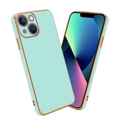 iPhone 14 Skal Fodral Case (Grön)