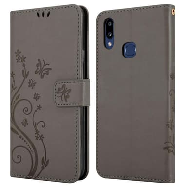 Samsung Galaxy A10s / M01s Plånboksfodral Skal (Grå)