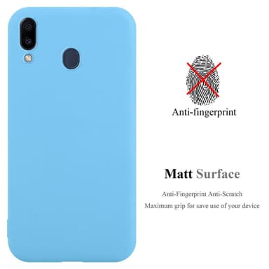 Skal Samsung Galaxy M20 Fodral Case (Blå)