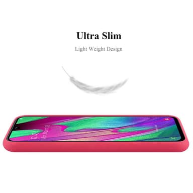 Skal Samsung Galaxy A40 Fodral Case (Röd)