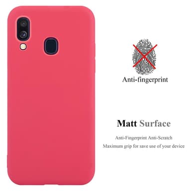 Skal Samsung Galaxy A40 Fodral Case (Röd)