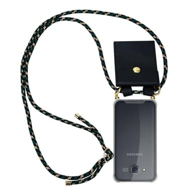 Samsung Galaxy J5 2015 Skal Fodral Kedja (Brun)
