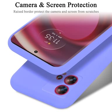 Motorola EDGE 30 FUSION Skal Fodral Case (Lila)