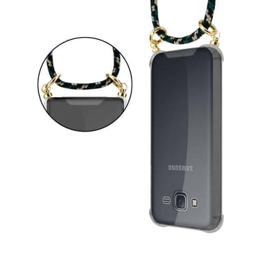 Samsung Galaxy J5 2015 Skal Fodral Kedja (Brun)
