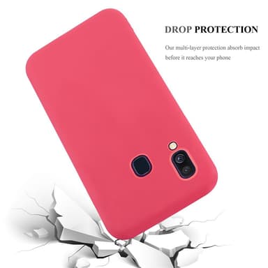 Skal Samsung Galaxy A40 Fodral Case (Röd)