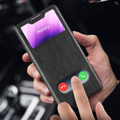 Samsung Galaxy S24 ULTRA Plånboksfodral Skal (Svart)