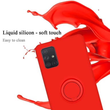 Skal Samsung Galaxy A71 4G Fodral Case (Röd)