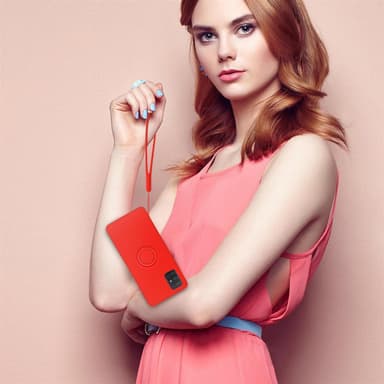 Skal Samsung Galaxy A71 4G Fodral Case (Röd)