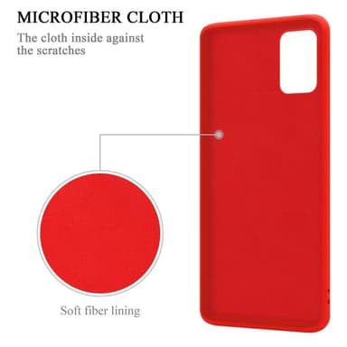 Skal Samsung Galaxy A71 4G Fodral Case (Röd)