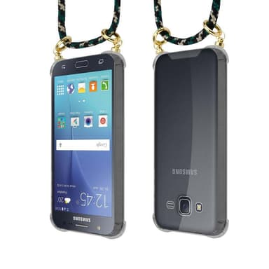 Samsung Galaxy J5 2015 Skal Fodral Kedja (Brun)