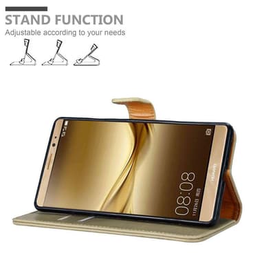 Huawei MATE 8 Plånboksfodral Skal (Brun)
