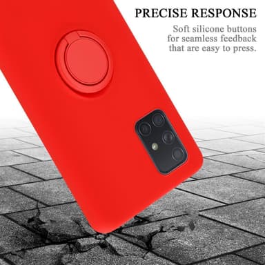 Skal Samsung Galaxy A71 4G Fodral Case (Röd)
