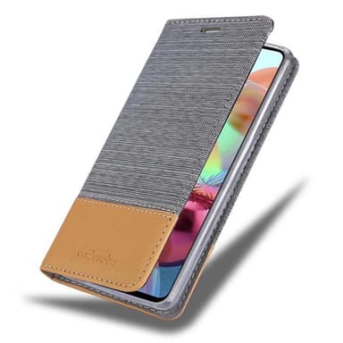 Samsung Galaxy A71 4G Plånboksfodral Skal (Grå)