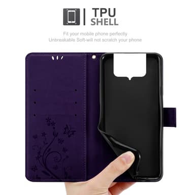 Asus ZenFone 8 FLIP Plånboksfodral Skal (Lila)