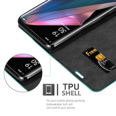 Oppo FIND X3 PRO Skal Fodral Case (Turkos)