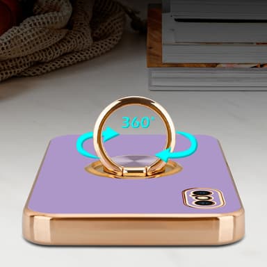 iPhone XS MAX Skal Fodral Case (Lila)