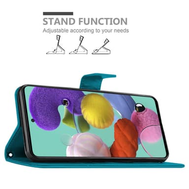 Samsung Galaxy A51 5G Plånboksfodral Skal (Blå)