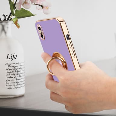 iPhone XS MAX Skal Fodral Case (Lila)