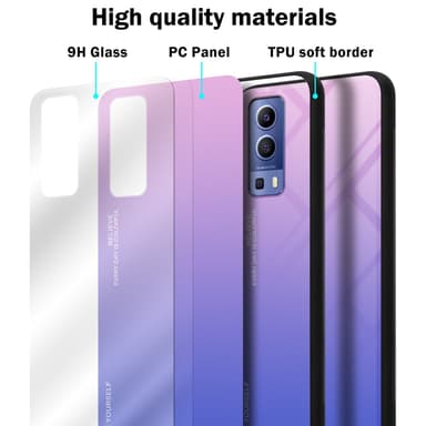 Vivo Y52 5G / Y72 5G Skal Fodral Case (Svart)