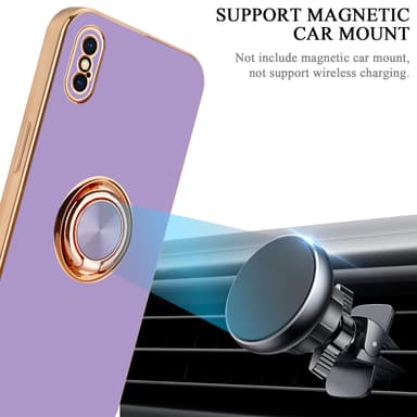 iPhone XS MAX Skal Fodral Case (Lila)