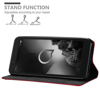 Alcatel 1C 2019 Skal Fodral Case (Röd)
