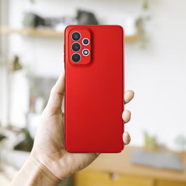 Samsung Galaxy A33 5G Skal Fodral Case (Röd)