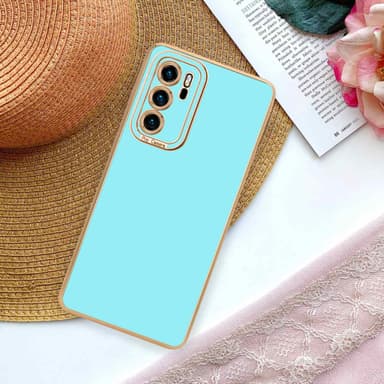 Huawei P40 Skal Fodral Case (Turkos)