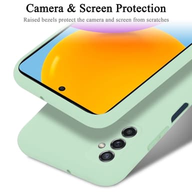 Samsung Galaxy M52 5G Skal Fodral Case (Grön)