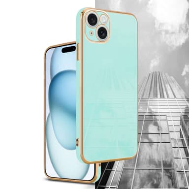 iPhone 15 PLUS Skal Fodral Case (Grön)