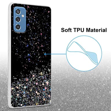 Samsung Galaxy M52 5G Skal Fodral Case (Svart)