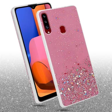 Samsung Galaxy A20s Skal Fodral Case (Rose)