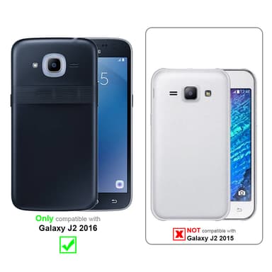 Samsung Galaxy J2 2016 Skal Fodral Case (Silver)