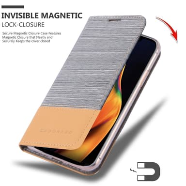 iPhone 13 Plånboksfodral Skal (Grå)