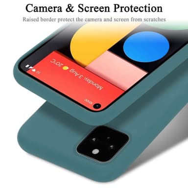 Google PIXEL 5 Skal Fodral Case (Grön)
