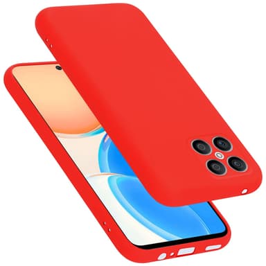 Honor X8 Skal Fodral Case (Röd)