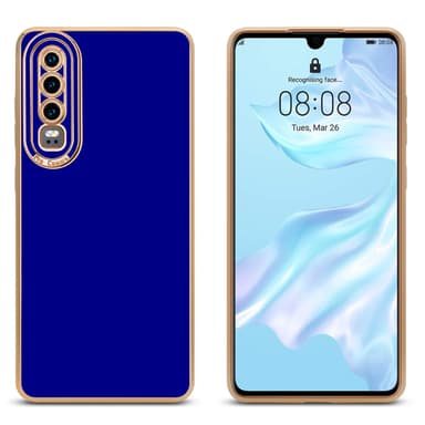 Huawei P30 Skal Fodral Case (Blå)