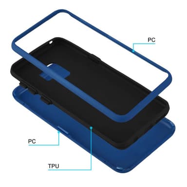 Samsung Galaxy S9 PLUS Skal Fodral Case (Blå)