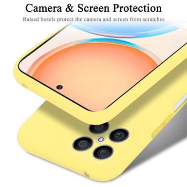 Honor X8 Skal Fodral Case (Gul)