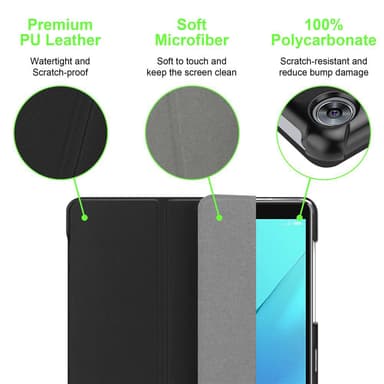 Huawei MediaPad M5 8 (8.4 tum) Skal Fodral Case (Svart)