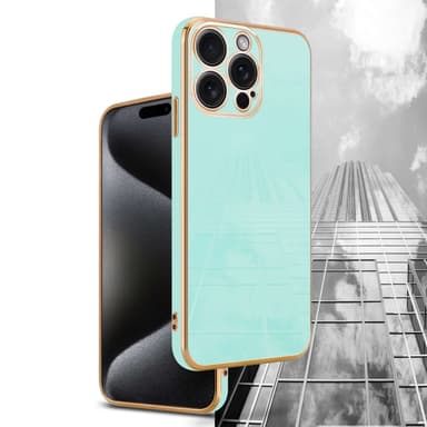 iPhone 15 PRO MAX Skal Fodral Case (Grön)
