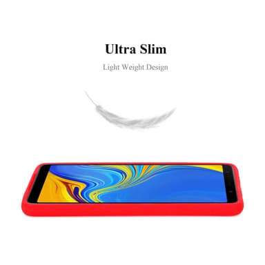 Skal Samsung Galaxy A7 2018 Fodral Case (Röd)